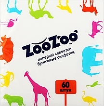 Trockenpapierservietten ZooZoo 60 St. weiß - Snezhna Panda — Bild N1