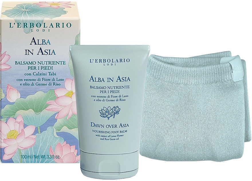 L'Erbolario Alba in Asia - Körperpflegeset (Körperbalsam 75 ml + Socken)  — Bild N2