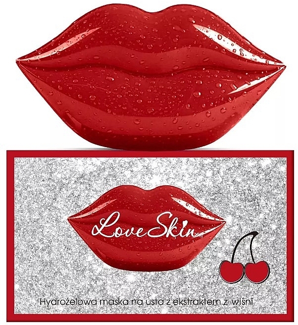Hydrogel-Lippenmaske mit Kirschextrakt - Love Skin — Bild N1