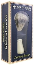 Rasierpinsel aus Dachshaar - Mason Pearson Super Badger Shaving Brush Ivory — Bild N2