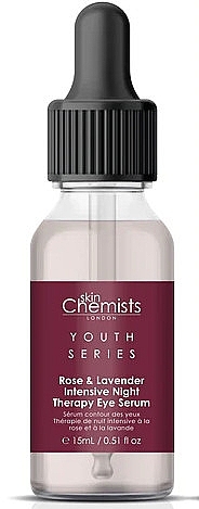 Augenserum für die Nacht - Skin Chemists Youth Series Rose & Lavender Intensive Night Therapy Eye Serum — Bild N1