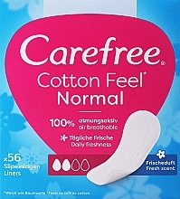 Düfte, Parfümerie und Kosmetik Slipeinlagen mit Frischeduft 56 St. - Carefree Cotton Fresh