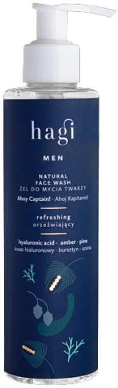 Waschgel für das Gesicht - Hagi Men Natural Face Wash Ahoj Captain — Bild N1