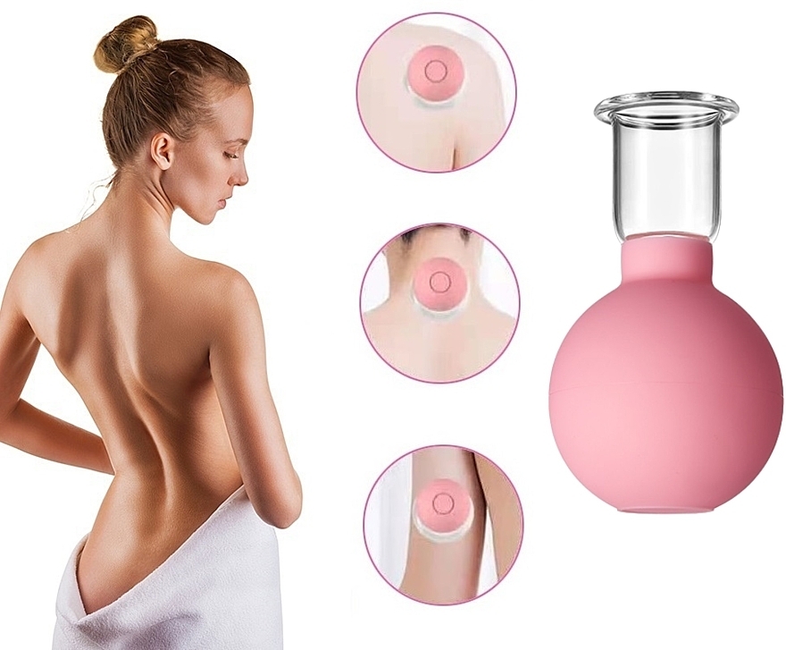 Massagesaugnäpfe Größe L rosa - Deni Carte  — Bild N3
