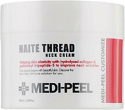 Anti-Falten Hals- und Dekolleté-Creme mit Kollagen - Medi Peel Naite Thread Neck Cream — Bild N2