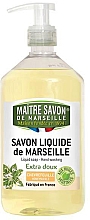Flüssige Handseife mit Geißblatt - Maitre Savon De Marseille Savon Liquide De Marseille Chevrefeuille Liquid Soap — Bild N1