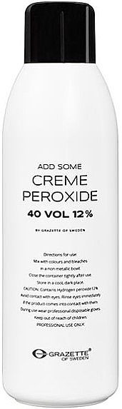 Oxidationsmittel für Haarfärbemittel 12% - Grazette Add Some Creme Peroxide 40 Vol — Bild N1