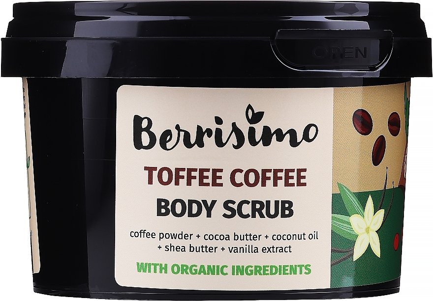 Körperpeeling mit Kaffee - Beauty Jar Berrisimo Toffee Coffee Body Scrub — Bild N1