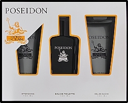 Düfte, Parfümerie und Kosmetik Instituto Espanol Poseidon Gold Ocean  - Duftset (Eau de Toilette 100ml + Lotion 100ml + Duschgel 100ml) 