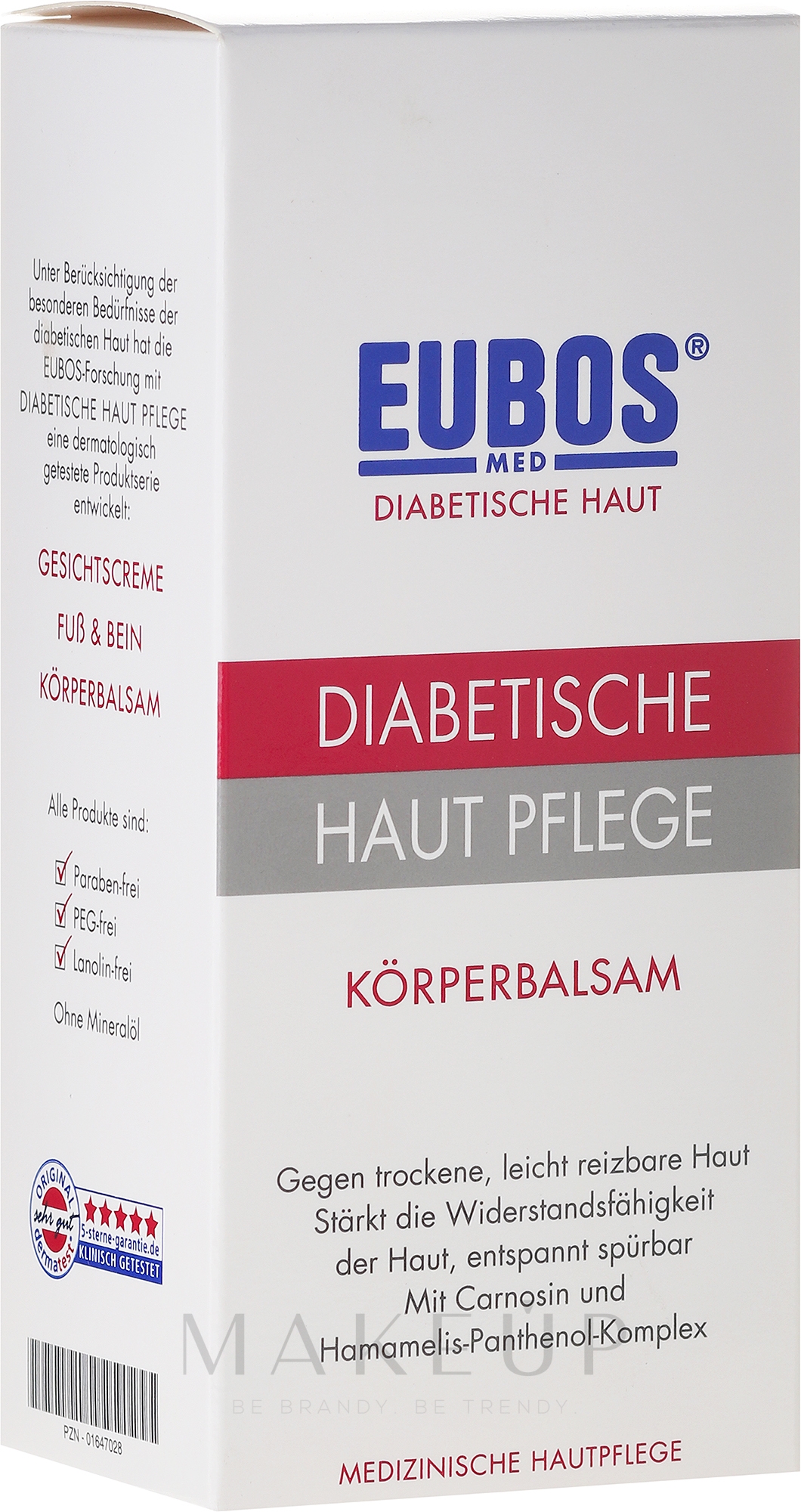 Körperbalsam für strapazierte Diabetikerhaut - Eubos Med Diabetic Skin Care Body Balm Anti Xerosis — Bild 150 ml