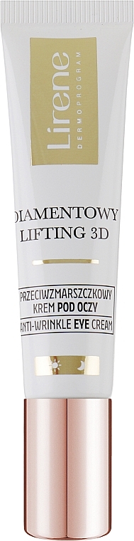 Creme für die Haut um die Augen gegen Falten - Lirene Diamentowy Lifting 3D Eyes — Bild N1