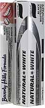 Düfte, Parfümerie und Kosmetik Aufhellende Zahnpasta mit Aktivkohle - Beverly Hills Formula Charcoal Black Natural White Toothpaste