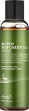 Feuchtigkeitsspendendes beruhigendes und erfrischendes Gesichtstonikum mit grünem Tee - Benton Deep Green Tea Toner — Bild N1