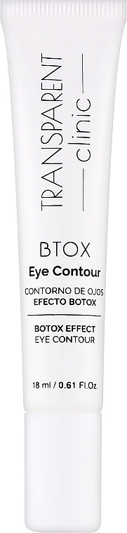 Augenkonturgel mit Botox-Effekt - Transparent Clinic Btox Eye Contour  — Bild N1