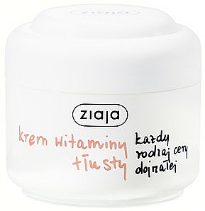 Reichhaltige Gesichtscreme für reife Haut mit Vitaminen - Ziaja Vitamin Face Cream  — Bild N1