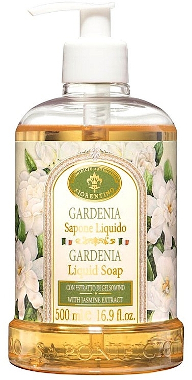 Natürliche Flüssigseife Gardenie - Saponificio Artigianale Fiorentino Gardenia — Bild N1