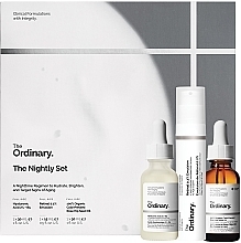 Set - The Ordinary The Nightly Set (Gesichtsserum 30ml + Gesichtsemulsion 15ml + Gesichtsöl 30ml) — Bild N1