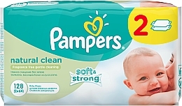 Feuchttücher für Babys Natural Clean 128 St. - Pampers — Bild N1