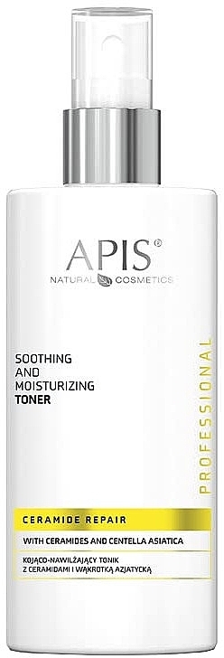 Beruhigendes und feuchtigkeitsspendendes Tonikum mit Ceramiden und asiatischer Centella - APIS Professional Ceramide Repair Soothing And Moisturizing Tonic — Bild N1