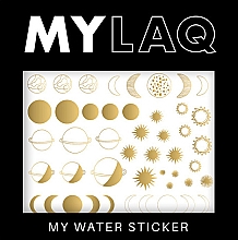 Düfte, Parfümerie und Kosmetik Nagelaufkleber "Planeten" - MylaQ My Water Sticker