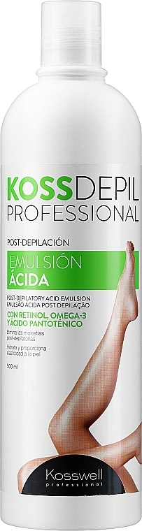Körperemulsion nach der Haarentfernung - Kosswell Professional Kossdepil Emulsion Acida — Bild N1