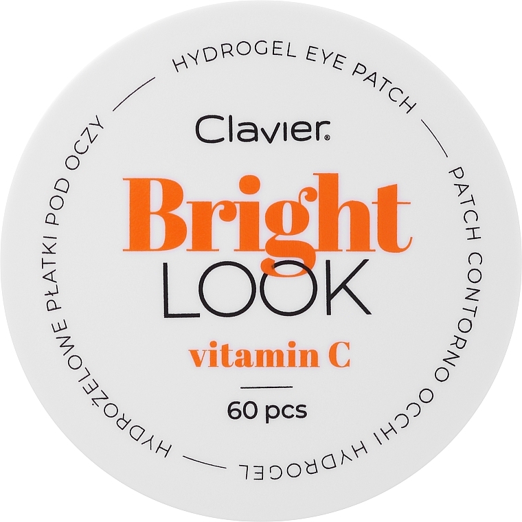Hydrogel-Augenpatches mit Vitamin C - Clavier Bright Look Vitamin C Hydrogel Eye Patch  — Bild N1