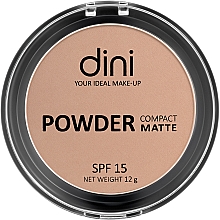 Düfte, Parfümerie und Kosmetik Kompaktpuder - Dini Powder Compact Matte SPF15
