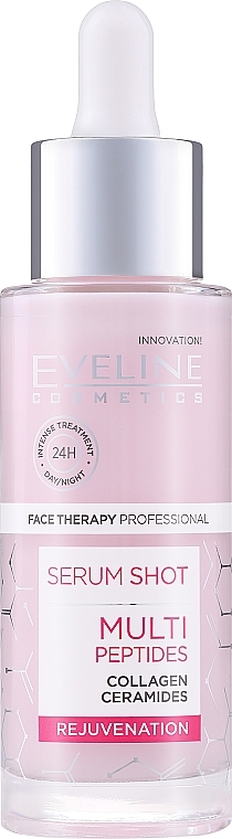 Gesichtsserum - Eveline Face Therapy Proffesional Serum Shot Multi Peptydy — Bild N1