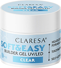 Düfte, Parfümerie und Kosmetik Modellierendes Nagelgel - Claresa Soft & Easy Builder Gel UV/LED Clear