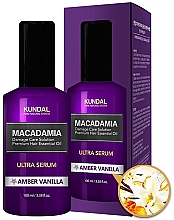 Düfte, Parfümerie und Kosmetik Haarserum Amber Vanilla mit Macadamiaöl - Kundal Macadamia Amber Vanilla Ultra Serum