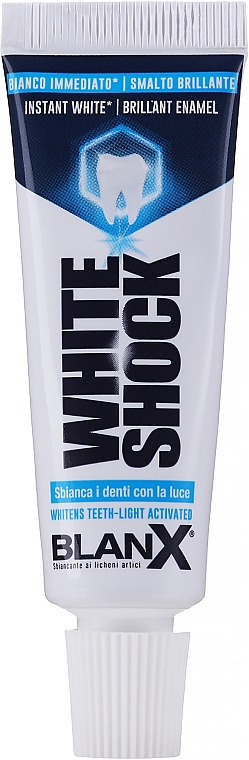 GESCHENK! Aufhellende Zahnpasta White Shock - Blanx White Shock Brilliant Toothpaste (Mini) — Bild N1