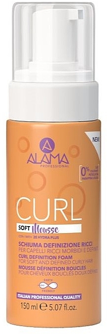 Schaum für lockiges Haar - Alama Curl Soft Mousse Foam — Bild N1