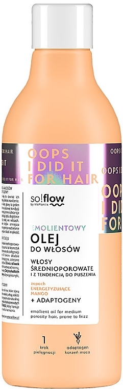 Haaröl - So!Flow by VisPlantis Hair Emollient Oil — Bild N1