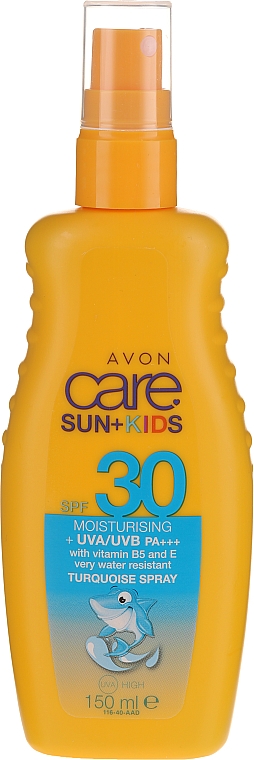 Wasserfeste Sonnenschutzspray-Lotion für Kinder SPF 30 - Avon Care Sun+ Spray — Bild N1