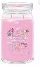 Düfte, Parfümerie und Kosmetik Duftkerze - Yankee Candle Snowflake Kisses Scented Candle