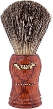 Rasierpinsel - Plisson Bubinga High-mounted Handle & Russian Grey Shaving Brush — Bild N1