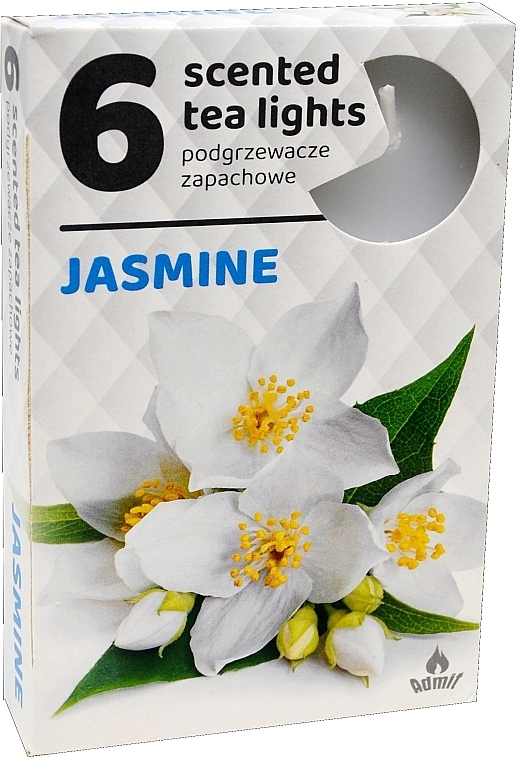 Teelichter Jasmin 6 St. - Admit Scented Tea Light Jasmine — Bild N1