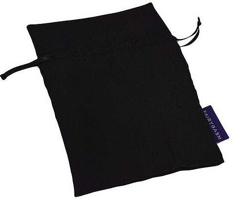 Schwarze Tasche Größe 18x12 cm - Fairygasm Satin Bags  — Bild N1