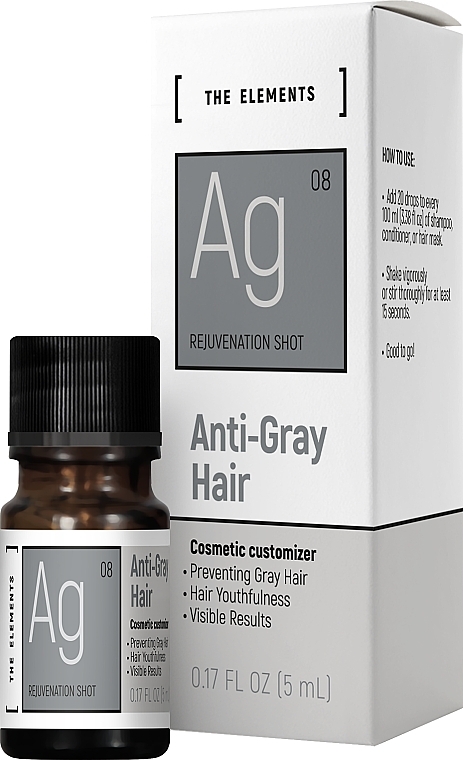 Komplex gegen graues Haar  - Pharma Group Laboratories The Elements Anti-Gray  — Bild N1