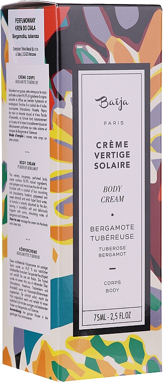 Parfümierte Körpercreme - Baija Vertige Solaire Body Cream — Bild N1