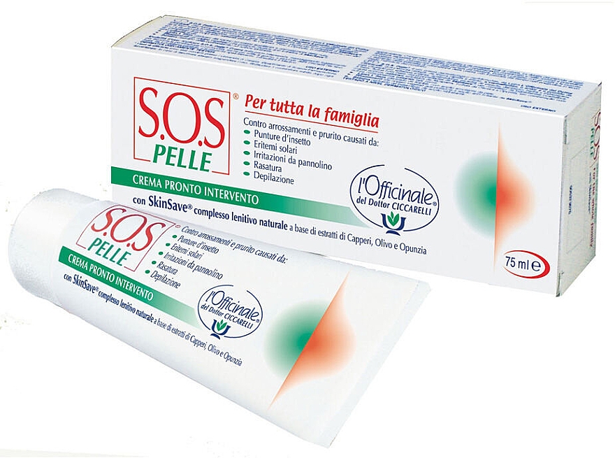 Creme gegen Rötungen und Juckreiz - Dr. Ciccarelli S.O.S. Pelle Skin Rescue Cream — Bild N1