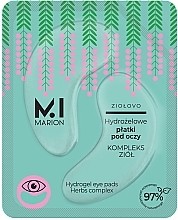 Düfte, Parfümerie und Kosmetik Hydrogel-Augenpatches - Marion Hydrogel Eye Pads Herbs Complex