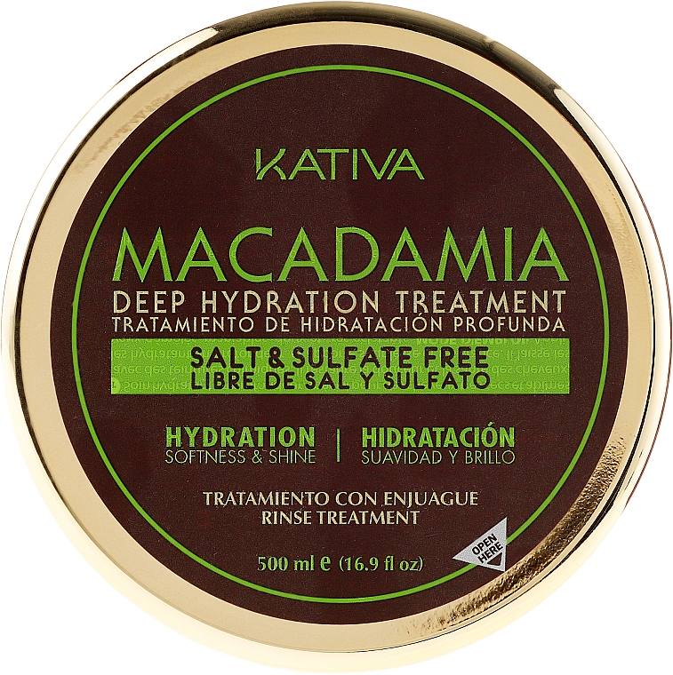 Intensiv feuchtigkeitsspendende Maske für normales und strapaziertes Haar - Kativa Macadamia Deep Hydrating Treatment — Foto N5