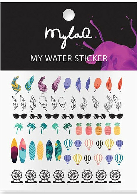 Dekorative Nagelsticker Urlaub - MylaQ My Holiday Sticker — Bild N1