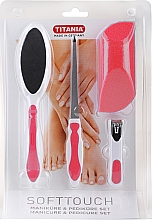 Düfte, Parfümerie und Kosmetik Maniküre- und Pediküreset rosa - Titania Softtouch Manicure & Pedicure Set