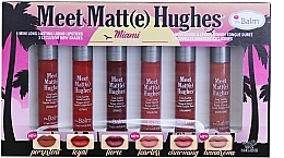 Düfte, Parfümerie und Kosmetik theBalm Meet Matt(e) Hughes Miami (Lippenstift 6x1.2ml) - Lippenset