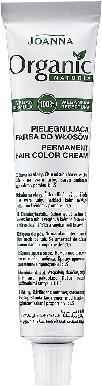 Permanente Haarfarbe-Creme - Joanna Naturia Organic Permanent Hair Color Cream — Bild N2