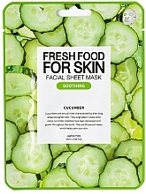 Düfte, Parfümerie und Kosmetik Feuchtigkeitsspendende pflegende und beruhigende Tuchmaske mit Gurkenextrakt für alle Hauttypen - Superfood For Skin Facial Sheet Mask Cucumber Soothing