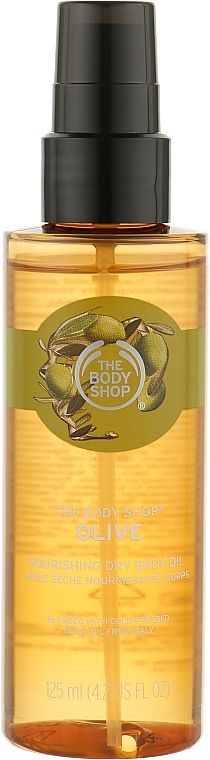 Pflegendes trockenes Körperöl mit Olive - The Body Shop Olive Nourishing Dry Body Oil — Bild N1