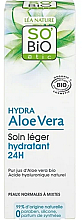 Düfte, Parfümerie und Kosmetik Gesichtscreme - So'Bio Aloe Vera Light 24h Moisturizer